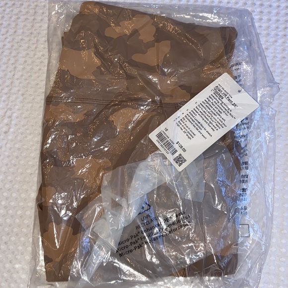 NEW! $128 Align High Rise HR Pant 25” Pockets 18 Heritage 365 Camo Beige Multi - Picture 11 of 12